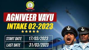 Airforce Agniveer Vayu Intake 02/2023 Recruitment 2023 Apply Online Form