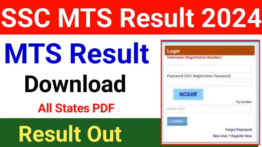 SSC MTS Result 2024